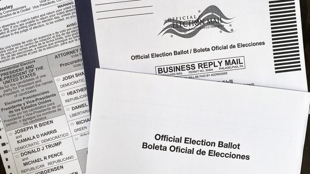 Mail in ballot