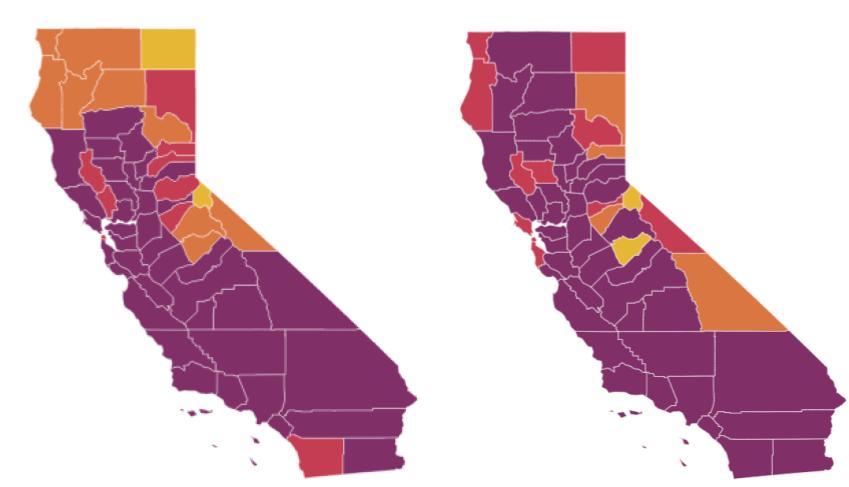 California COVID tier assignments